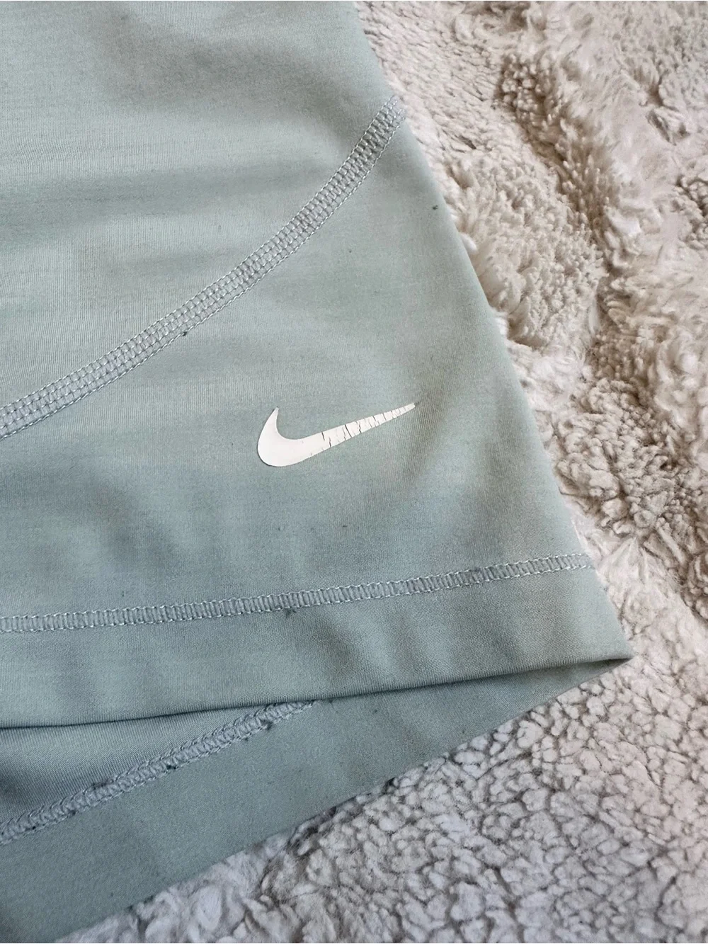 *FLAWED* Nike | Mint Nike Pro Compression Shorts | Size Small